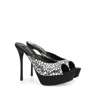 Sandales Noir Talon haut: 90mm, sr Godiva Platform - Sandals Black 2