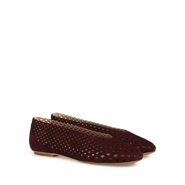 Ballerinas Red Flat: 5mm, sr Micro Mermaid - Ballerinas Wine 2