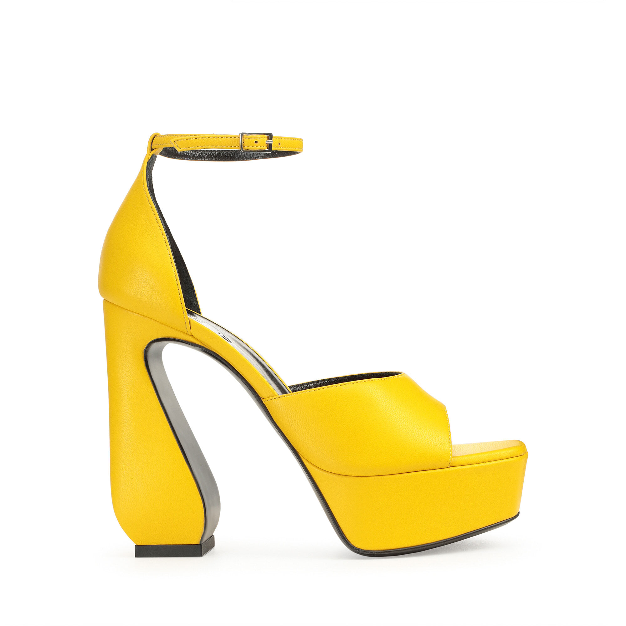 Sandals Yellow High heel 90mm SI ROSSI Sandals Mimosa Sergio