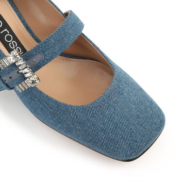 sr Twenty Buckle - Pumps Indigo, 4