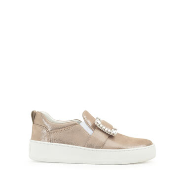 Sneakers Beige Flat: 5mm, Twenty Sport - Sneakers Platino 2