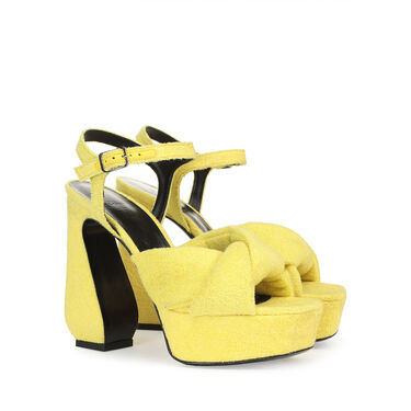 Sandals Yellow High heel: 90mm, SI ROSSI - Sandals Mimosa 2