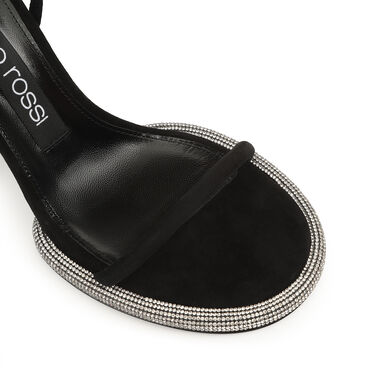 sr Bijous  - Sandals Black/Crystal, 4