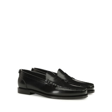 Loafers Black Low heel: 15mm, sr Signature - Loafers Black 2