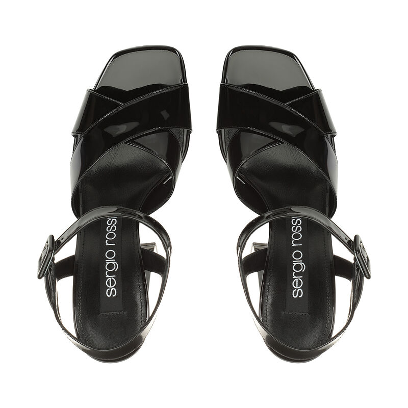 sr Alicia Platform - Sandali Nero