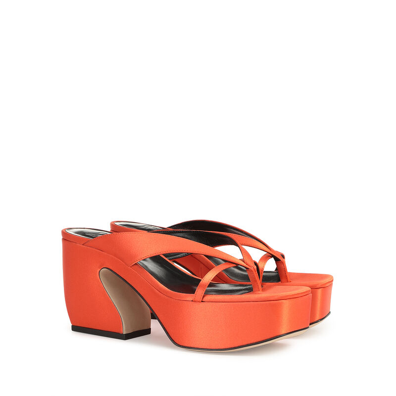 SI ROSSI  - Sandals Mandarine