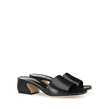 Sandals Black Low heel: 45mm, SI ROSSI - Sandals Black 2