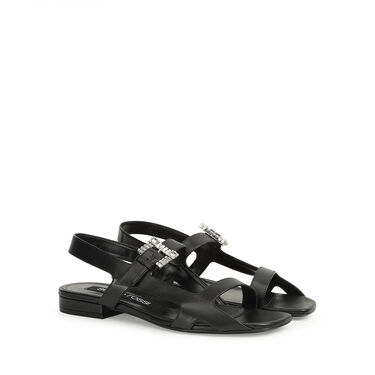 サンダル ブラック ローヒール: 15mm, sr Twenty - Sandals Black 2