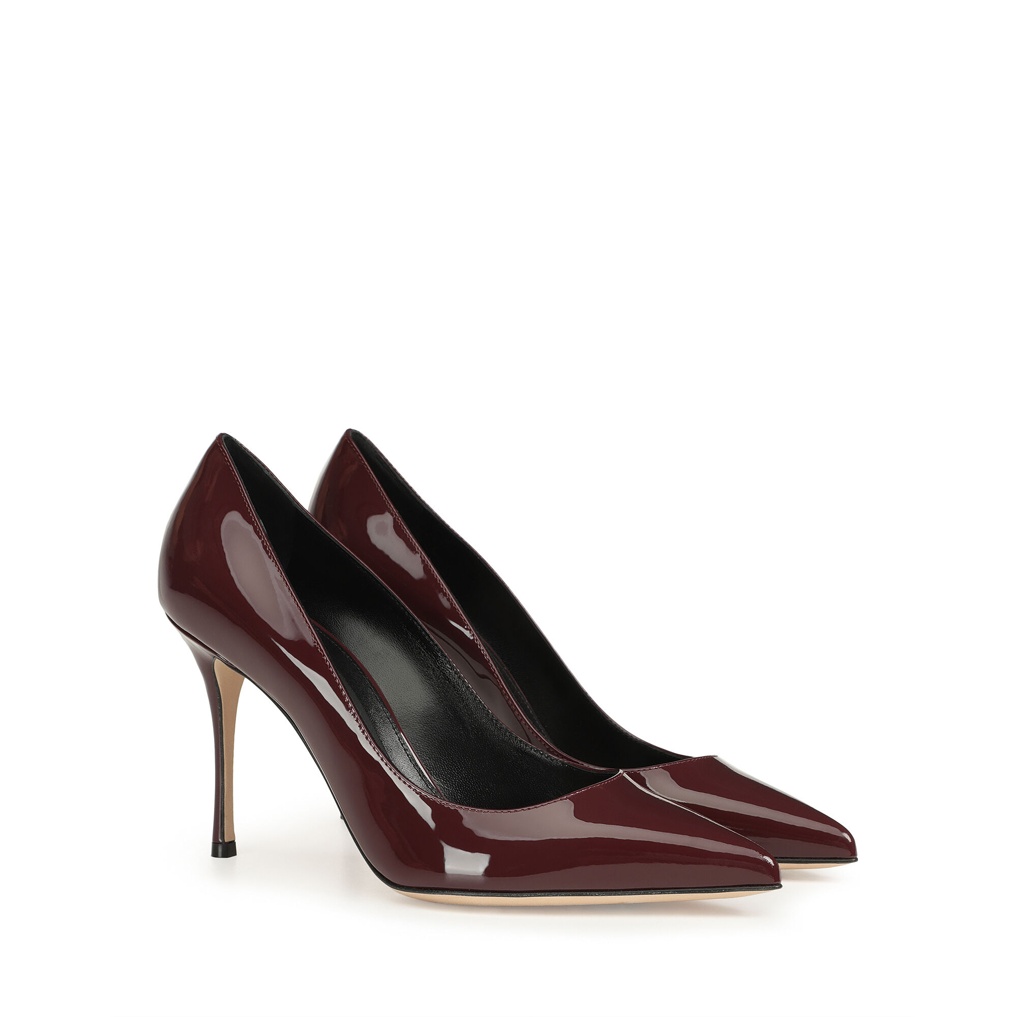 パンプス レッド ハイヒール: 90mm, Godiva - Pumps Wine | Sergio Rossi
