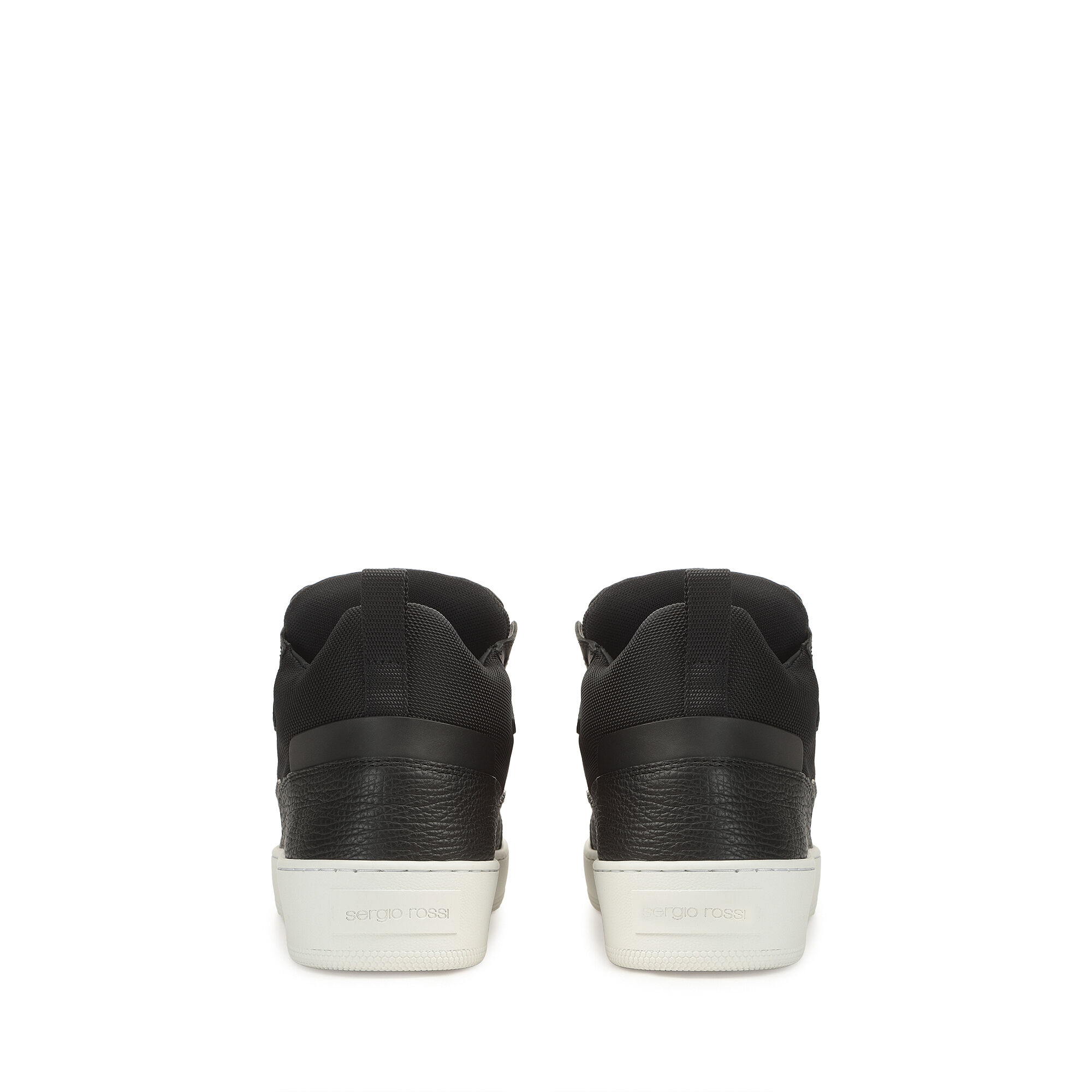 Sneakers Black Flat, sr1 Addict - Sneakers Black | Sergio Rossi