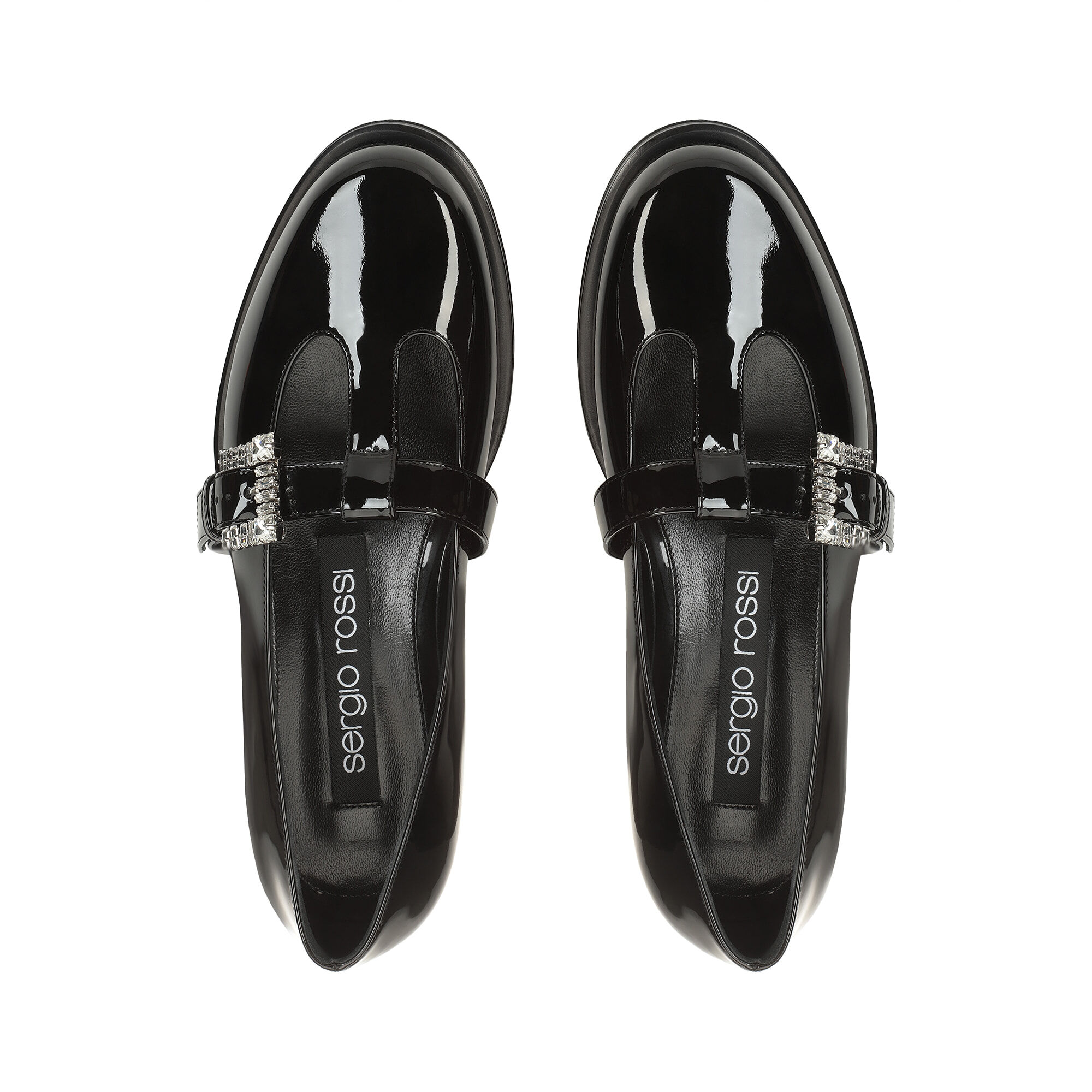 Loafers Black Low heel: 15mm, sr Twenty Buckle - Loafers