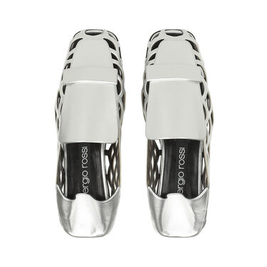 Loafers Grau ohne Ferse: 5mm, sr1 Mermaid - Slippers Argento 2