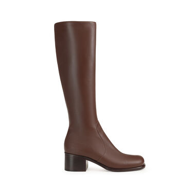 Boots Brown Mid heel: 50mm, sr Aden  - Boots Cocoa 2