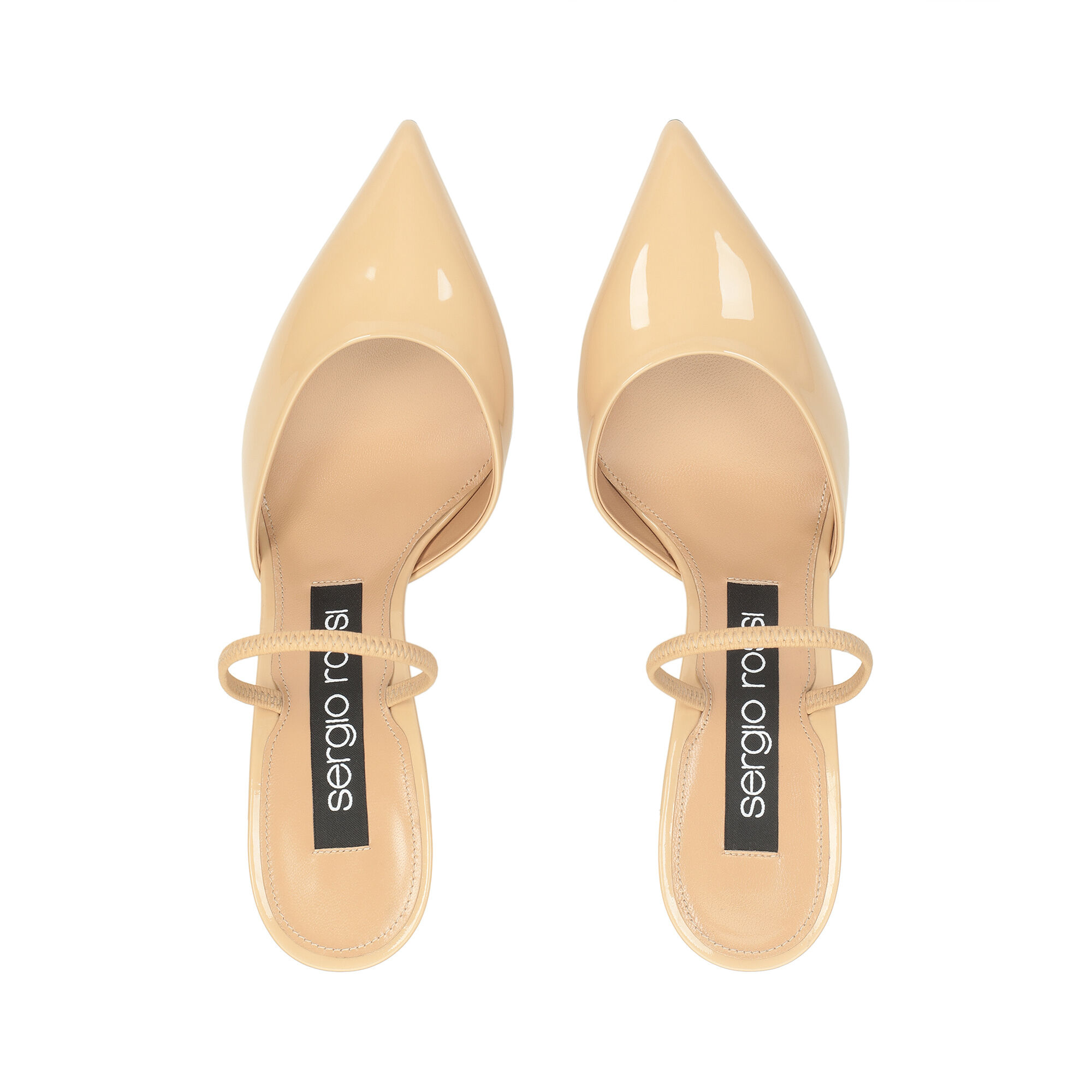 Slingbacks Beige Mid heel: 75mm, Godiva - Slingbacks Soft