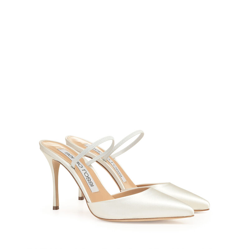 Godiva Bridal - Slingbacks White