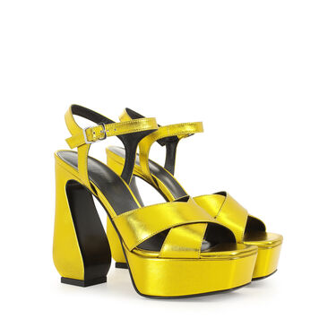 Sandals Yellow High heel: 90mm, SI ROSSI - Sandals Mimosa 2