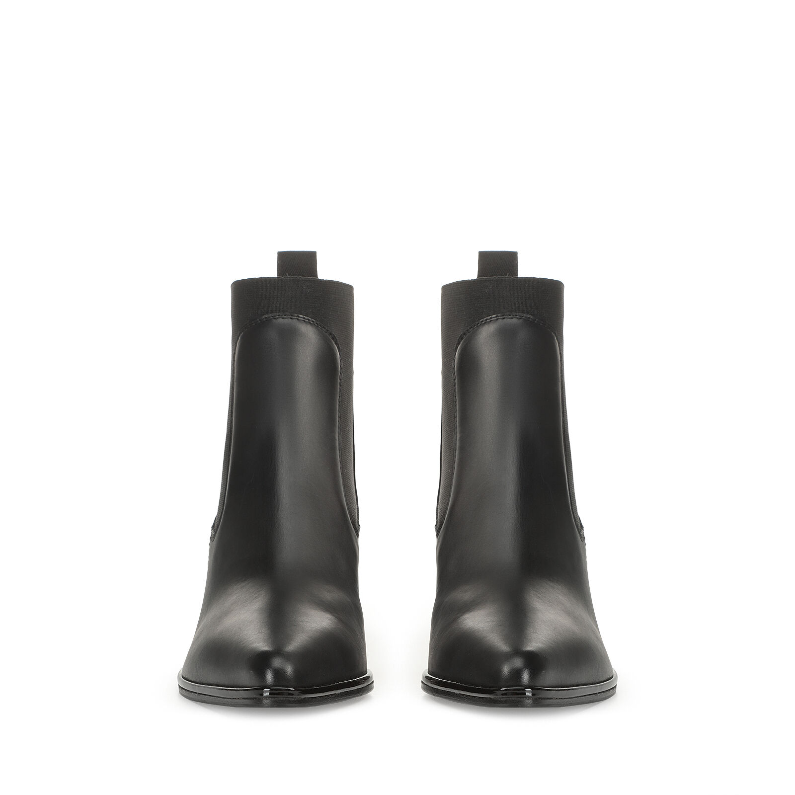 Booties Black Low heel: 45mm, Carla | Sergio Rossi