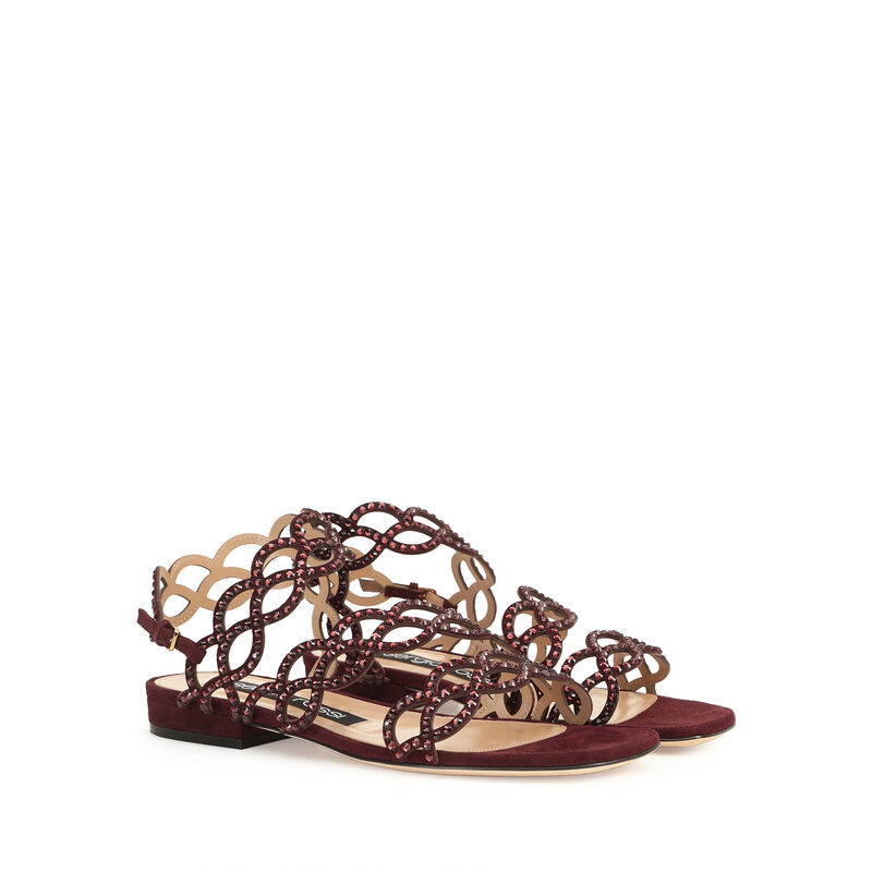 sr Mermaid - Flat sandals Wine