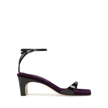 Sandales Noir Talon moyen: 60mm, sr1  - Sandals Black 2