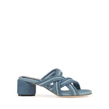 サンダル ブルー ミッドヒール: 50mm, sr Watamu - Sandals Indigo 2