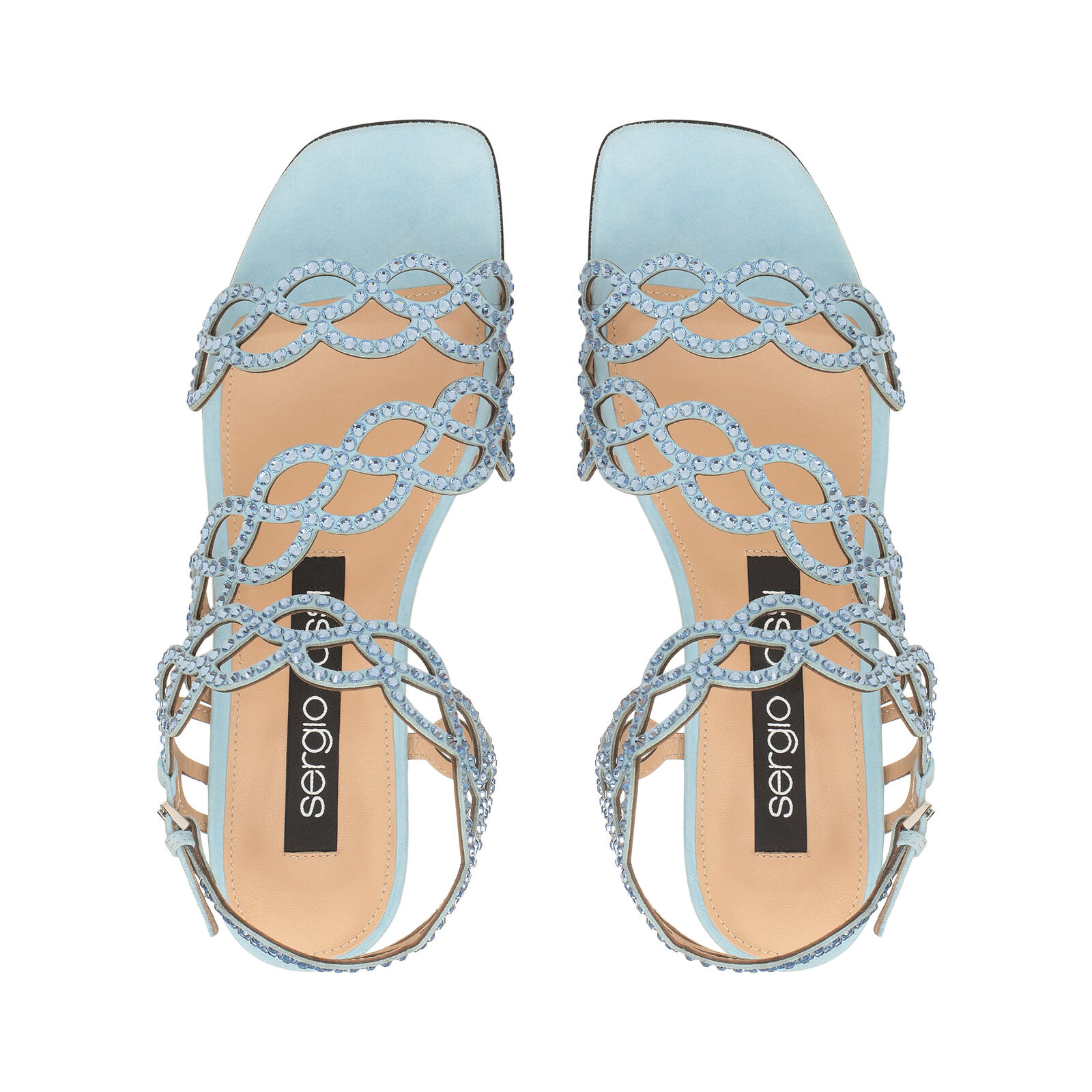 sr Mermaid - Flat sandals Blue Paradise, 3