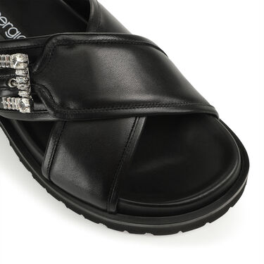 sr Twenty Buckle - Flat sandals Black, 4