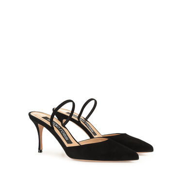 Slingbacks Black Mid heel: 75mm, Godiva - Slingbacks Black 2