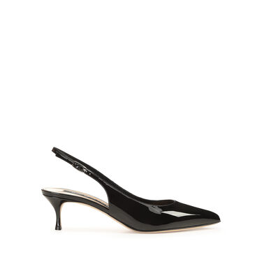 Slingbacks Black Mid heel: 50mm, Godiva - Slingbacks Black 2