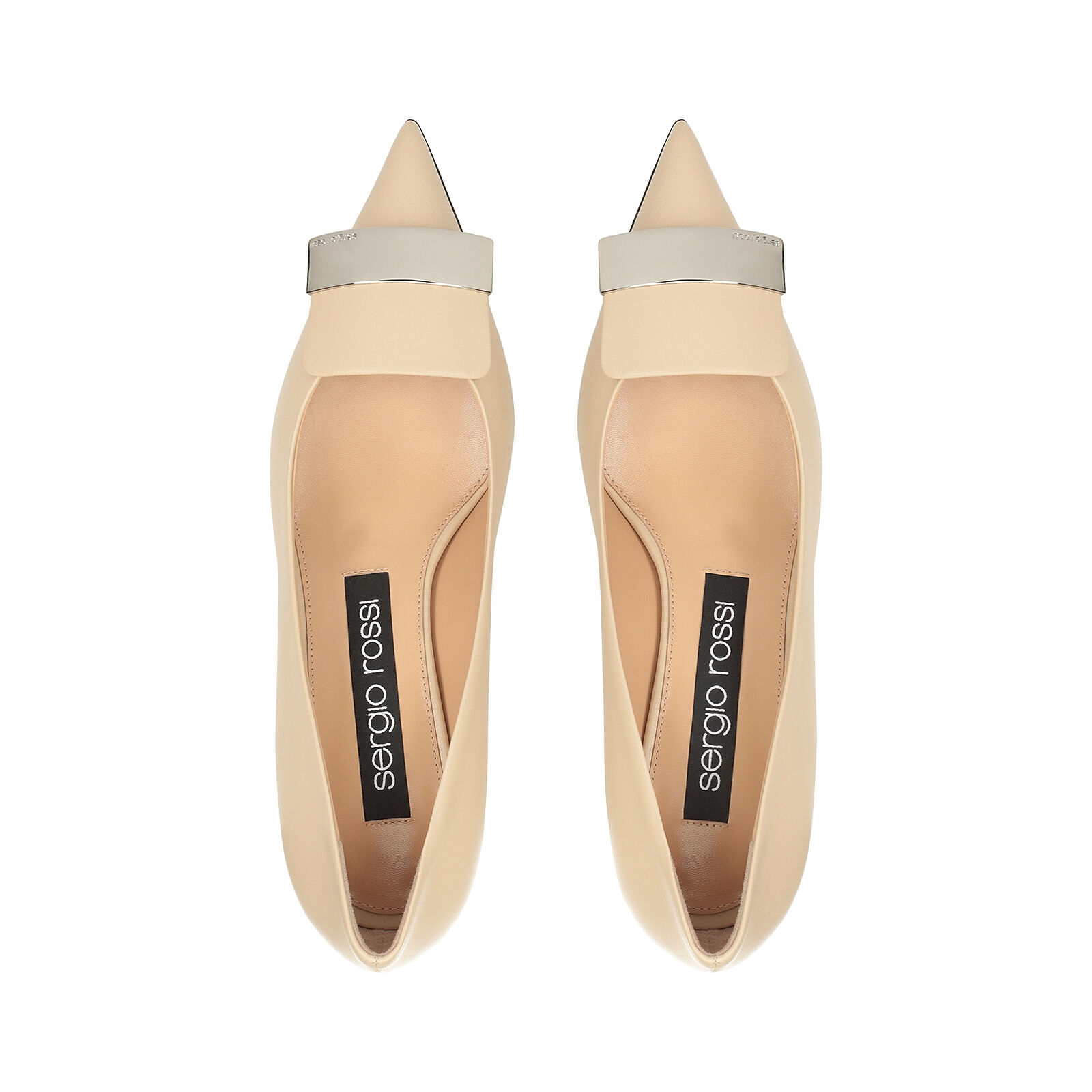 パンプス ホワイト ローヒール: 45mm, sr1 - Pumps Chalk | Sergio Rossi パンプス ホワイト ローヒール: 45mm, sr1 - Pumps Chalk | Sergio Rossi