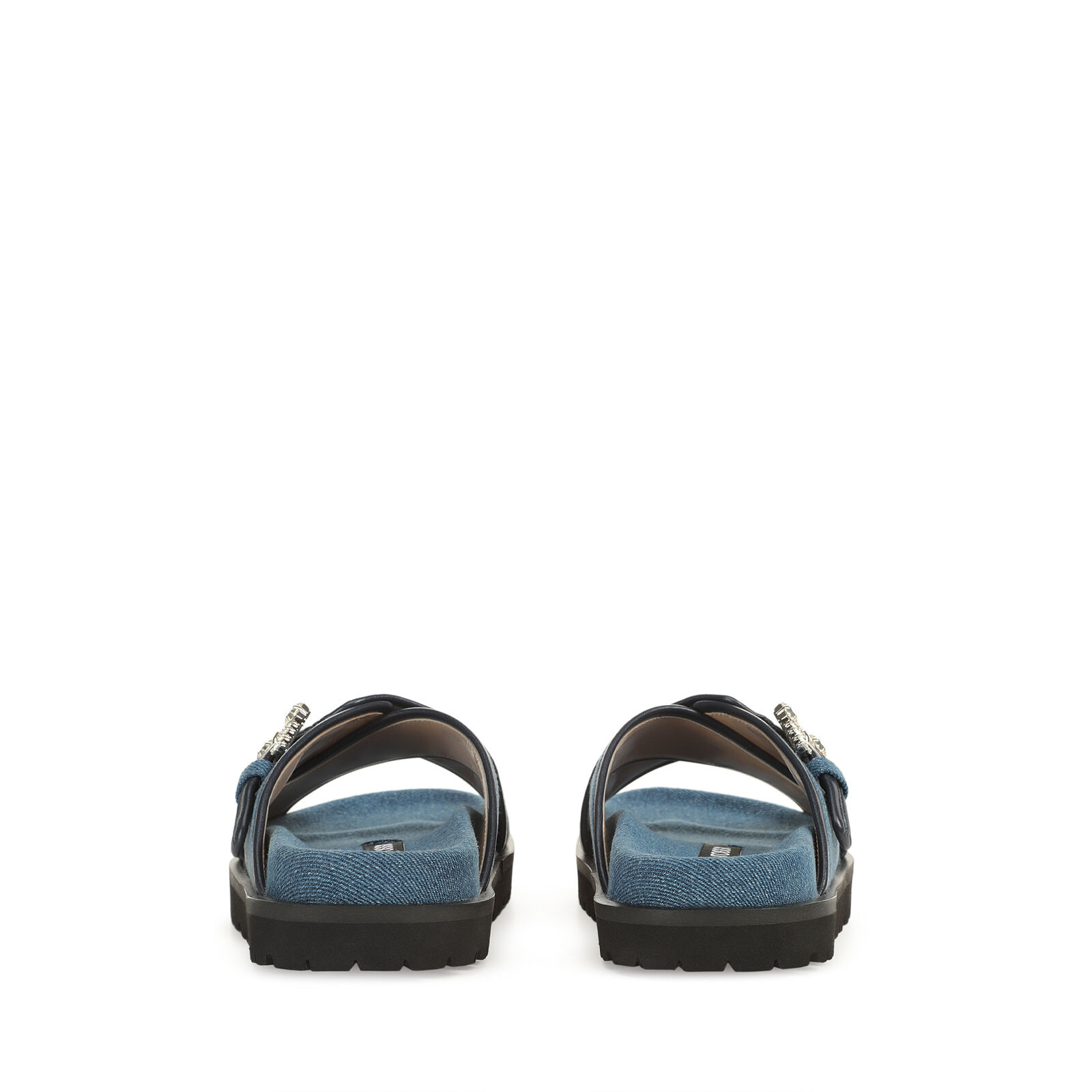 sr Twenty Buckle - Flat sandals Indigo, 2