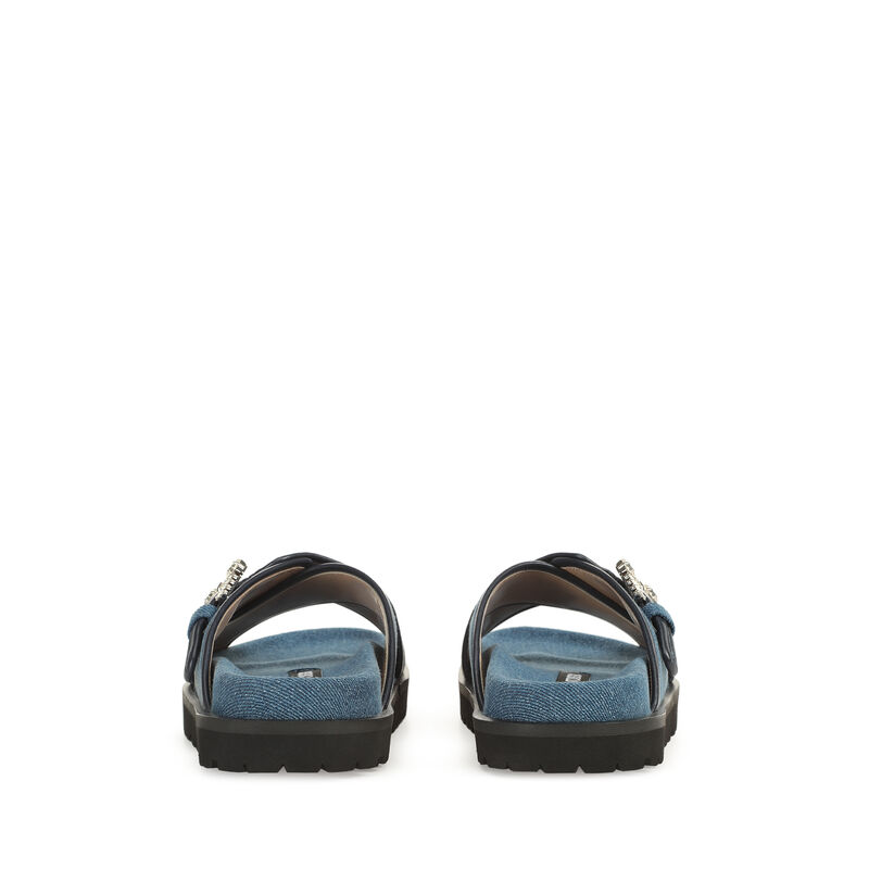 sr Twenty Buckle - Flat sandals Indigo