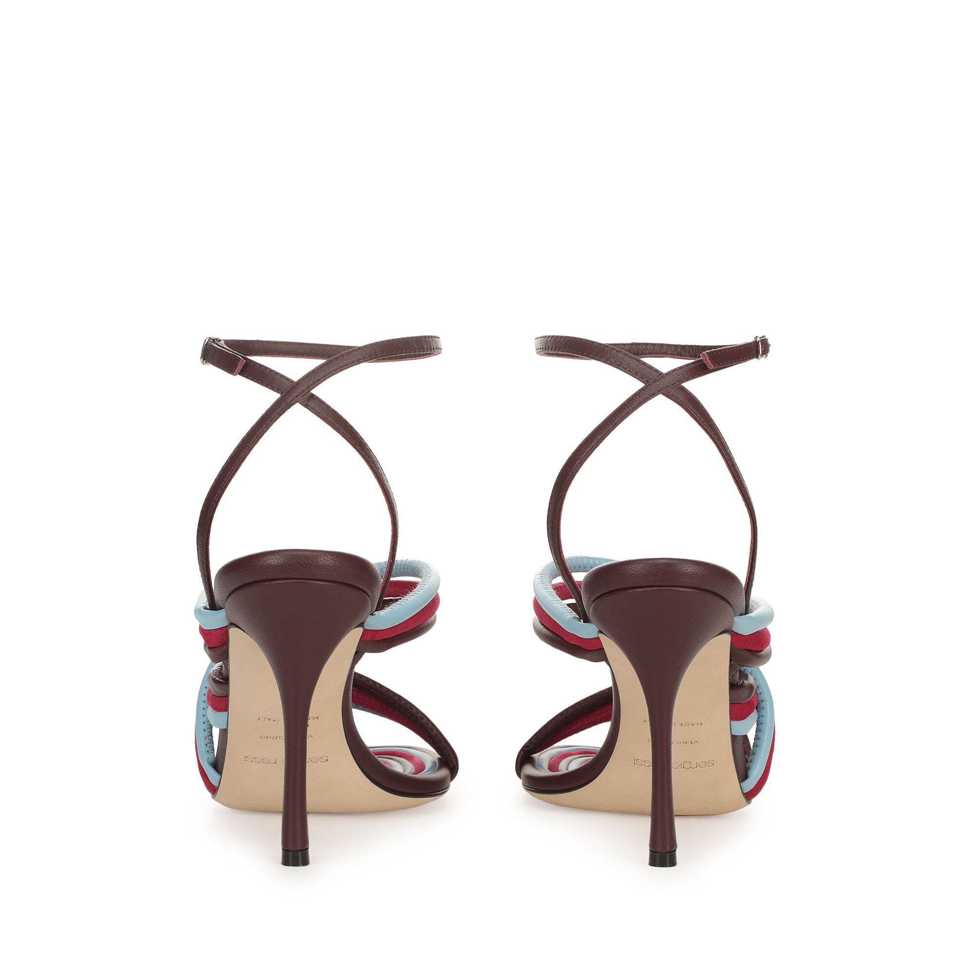 Sandali Rosso Tacco alto: 90mm, sr Watamu - Sandali Wine