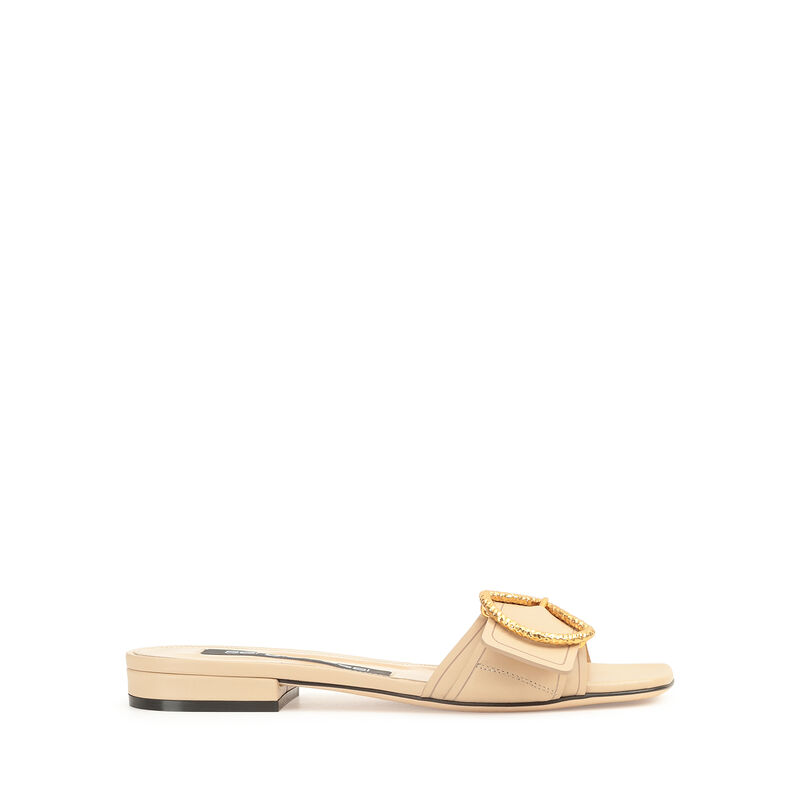 sr Sea Scale - Flat sandals Chalk