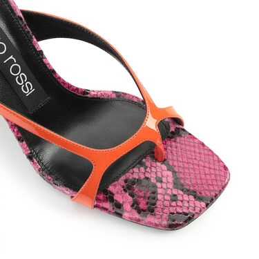 sr Aracne  - Sandals Mandarine+Fuxia, 4