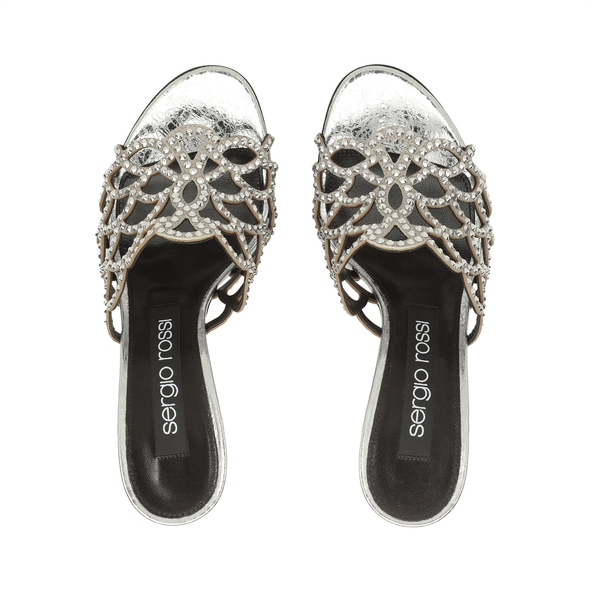 サンダル グレー ハイヒール: 90mm, sr Mermaid - Sandals Grey
