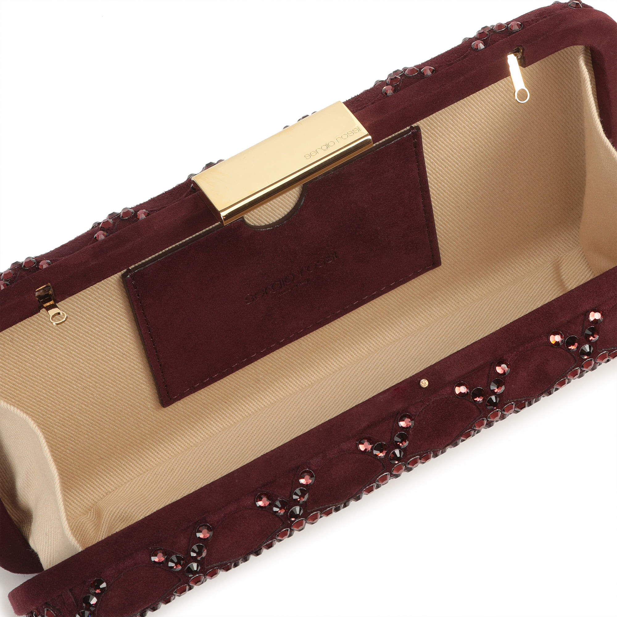 【直営店】Sergio Rossi sr Mermaid - Clutch クラッチバック Pochette Black , sr Mermaid - Clutch Black | Sergio Rossi