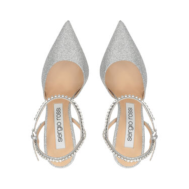 Godiva Bridal - Slingbacks Argento, 3