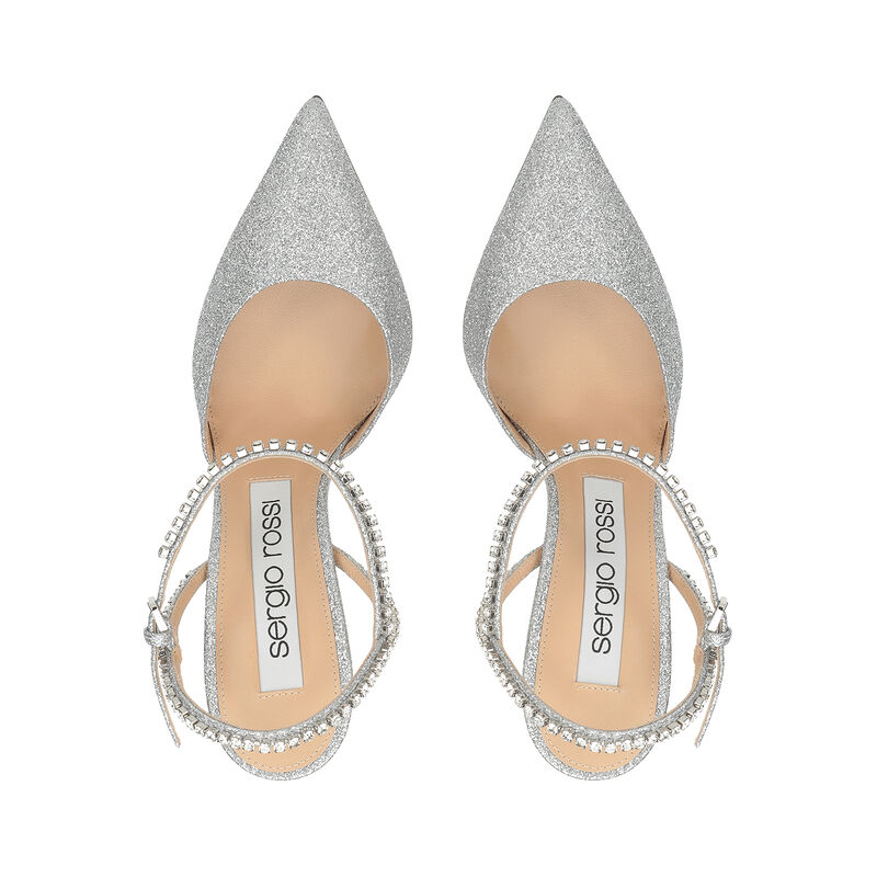 Godiva Bridal - Slingbacks Argento