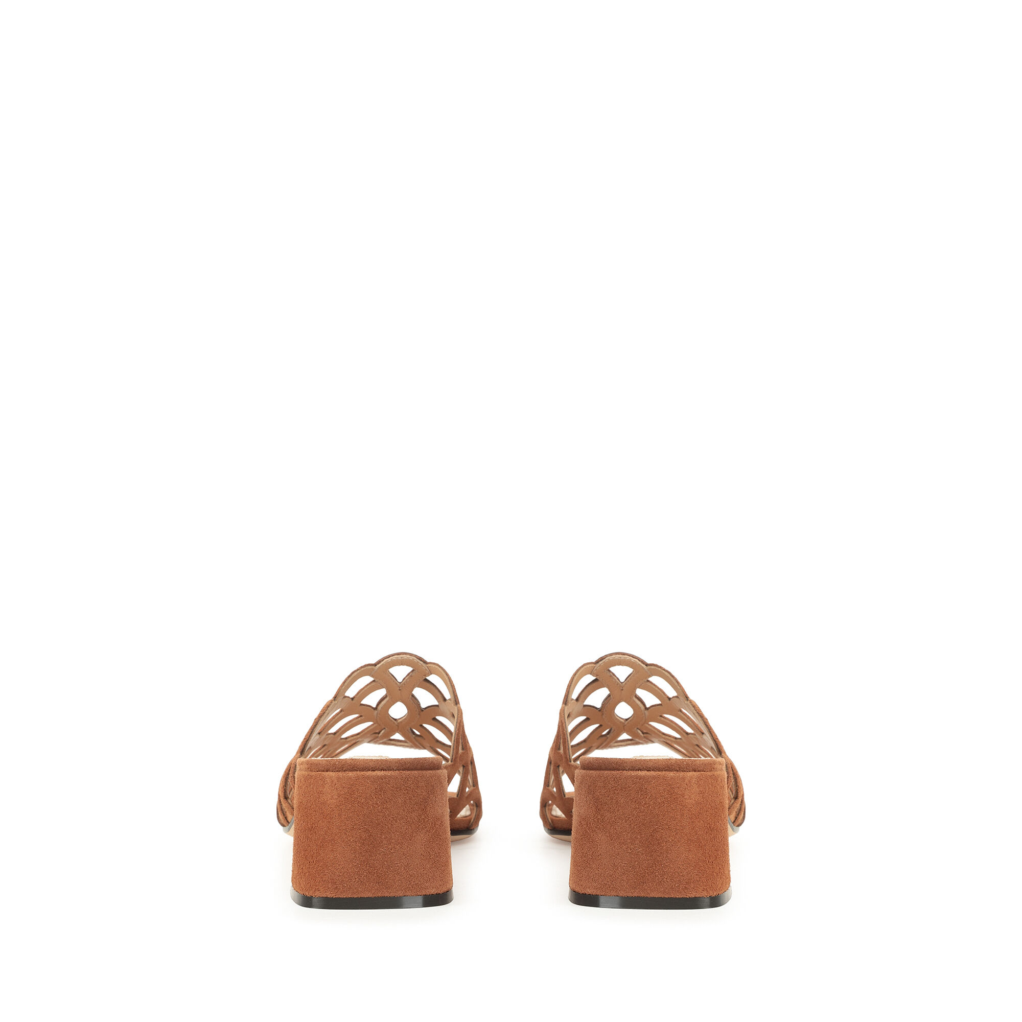 Sandals Brown Low heel: 45mm, sr Mermaid - Sandals Macadamia