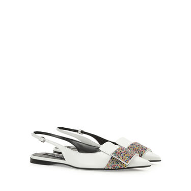 Slingbacks Bianco Senza tacco: 10mm, sr1 Paris - Slingbacks Bianco 2