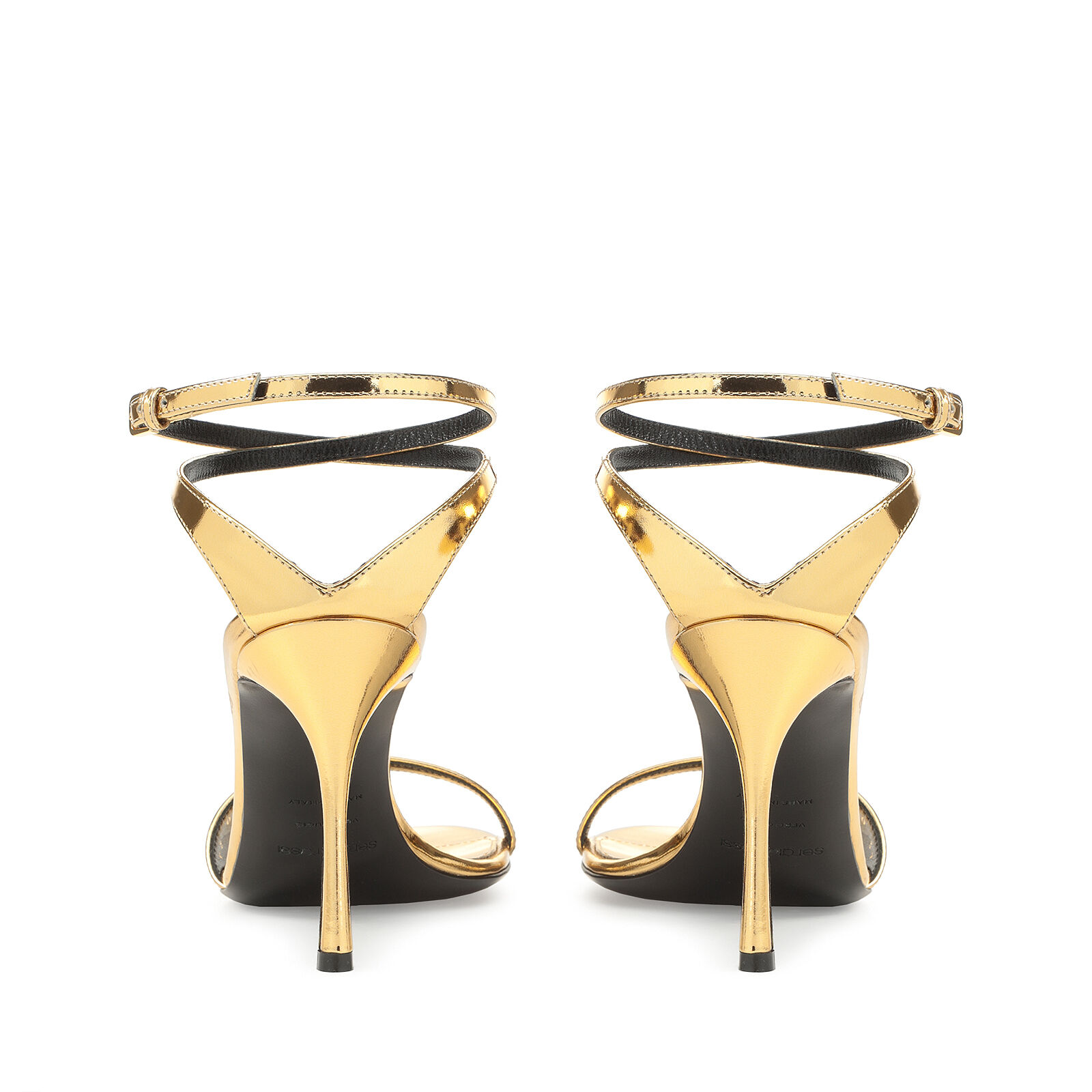 Gold and gold sandali online