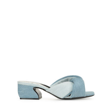 Sandalen Blau Niedriger Absätze: 45mm, SI ROSSI - Sandals Blue 2