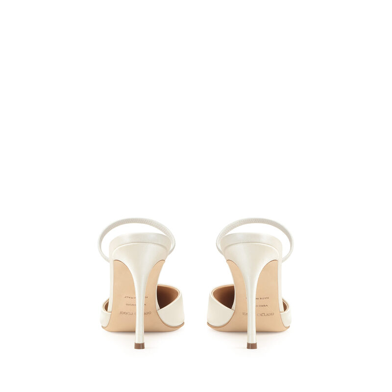 Godiva Bridal - Slingbacks White