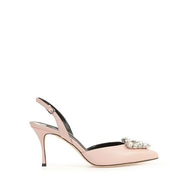 Chaussures à bride arrière Rose Talon moyen: 75mm, sr Godiva Precious - Slingbacks Petalo 2