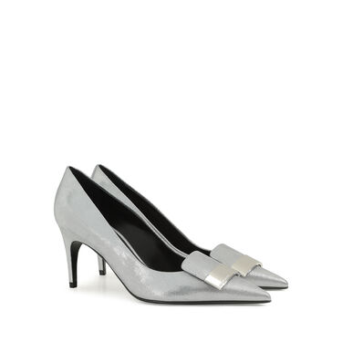 Pumps Grey Mid heel: 75mm, sr1 - Pumps Acciaio 2