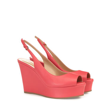 Wedges orange Mid heel: 75mm, sr Pantelleria  - Wedges Orange Coral 2