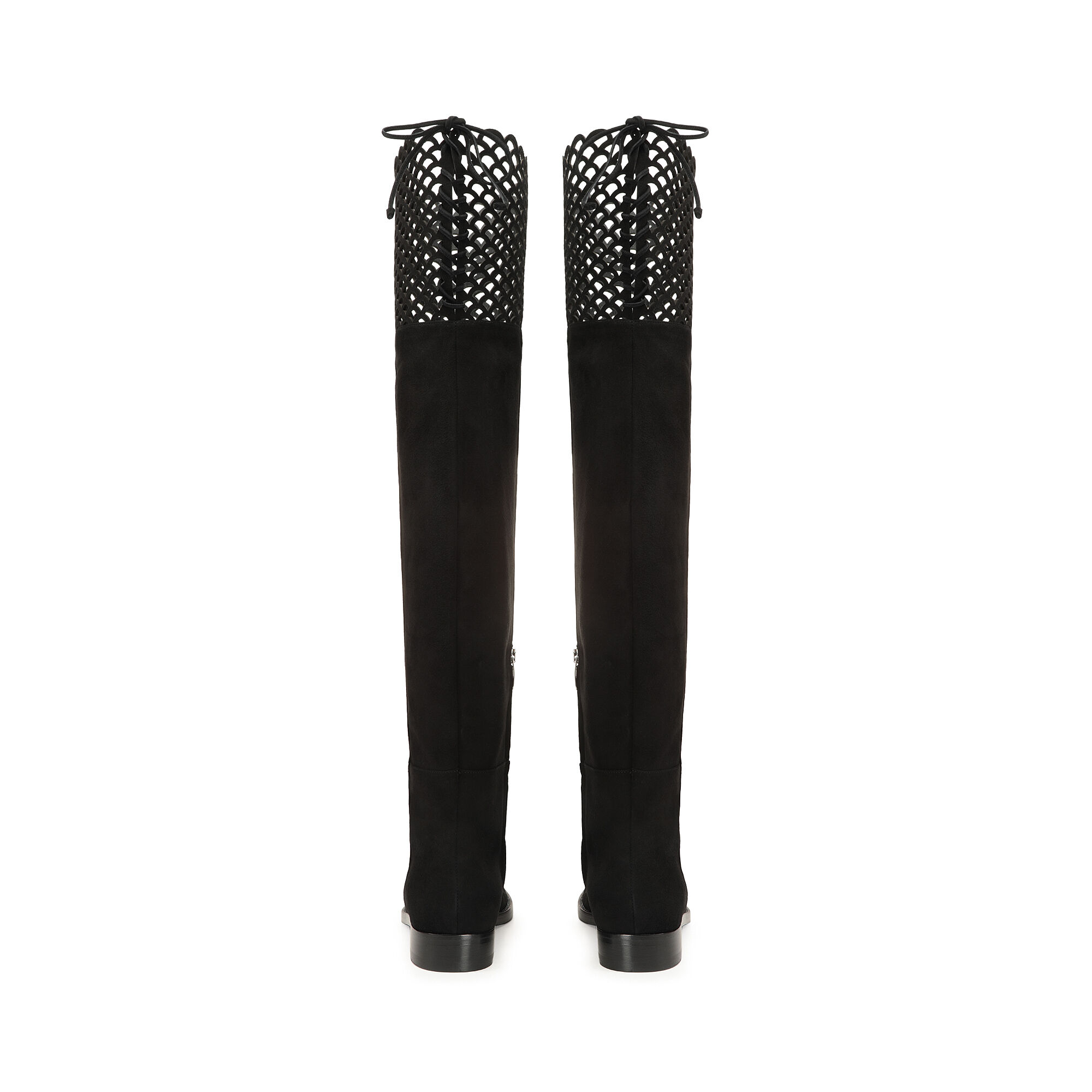 Low heel over the knee boots hot sale