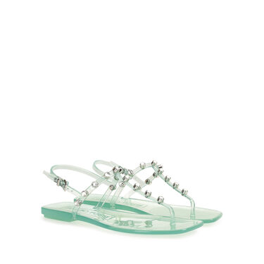 サンダル グリーン ローヒール: 15mm, sr Jelly  - Sandals Agave 2