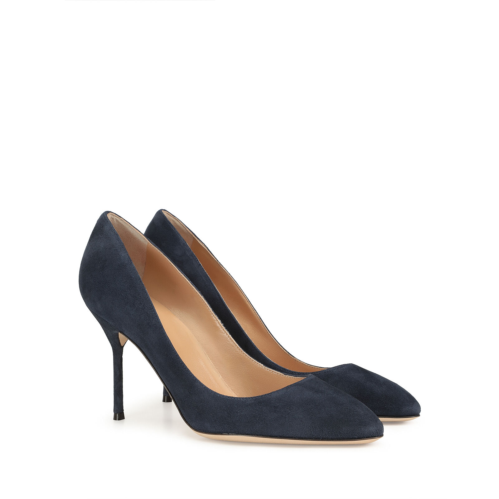Navy blue suede court shoes shop