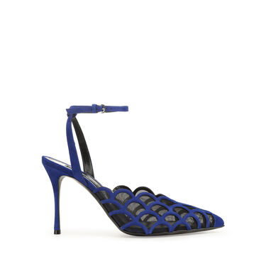 Chaussures à bride arrière Bleu Talon haut: 90mm, sr Mermaid - Slingbacks Dusk 2